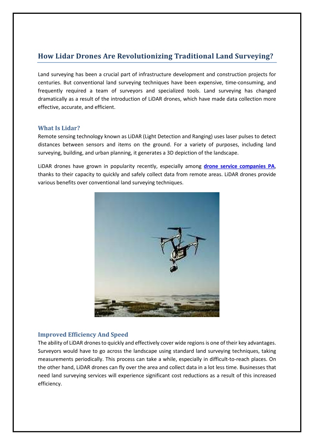 Ppt How Lidar Drones Are Revolutionizing Traditional Land Surveying