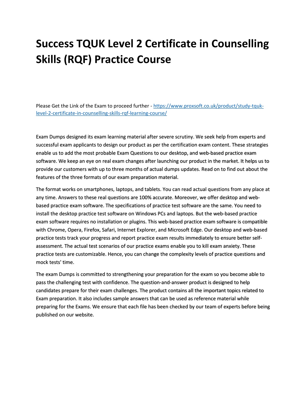 PPT Success TQUK Level 2 Certificate In Counselling Skills RQF