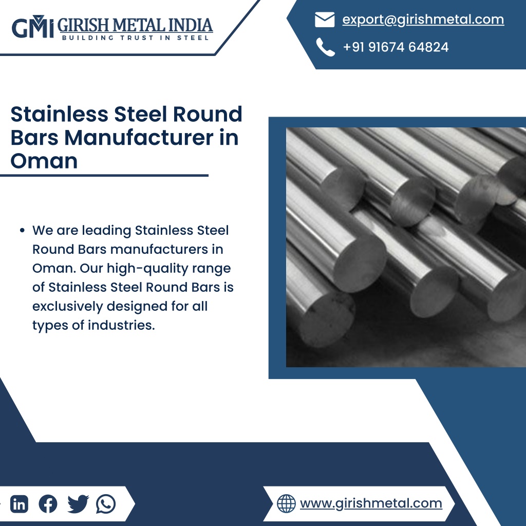 PPT Stainless Steel Round Bars Manufacturer In Saudi Arabia Oman