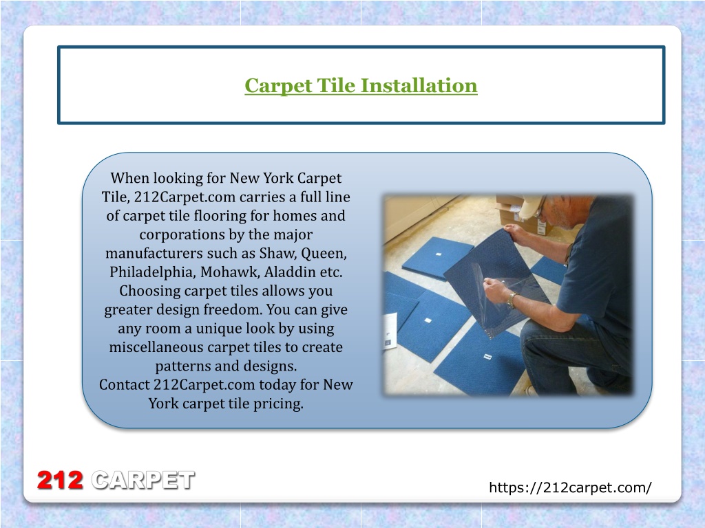 PPT Transform Your Space With Carpet Tile Installation PowerPoint