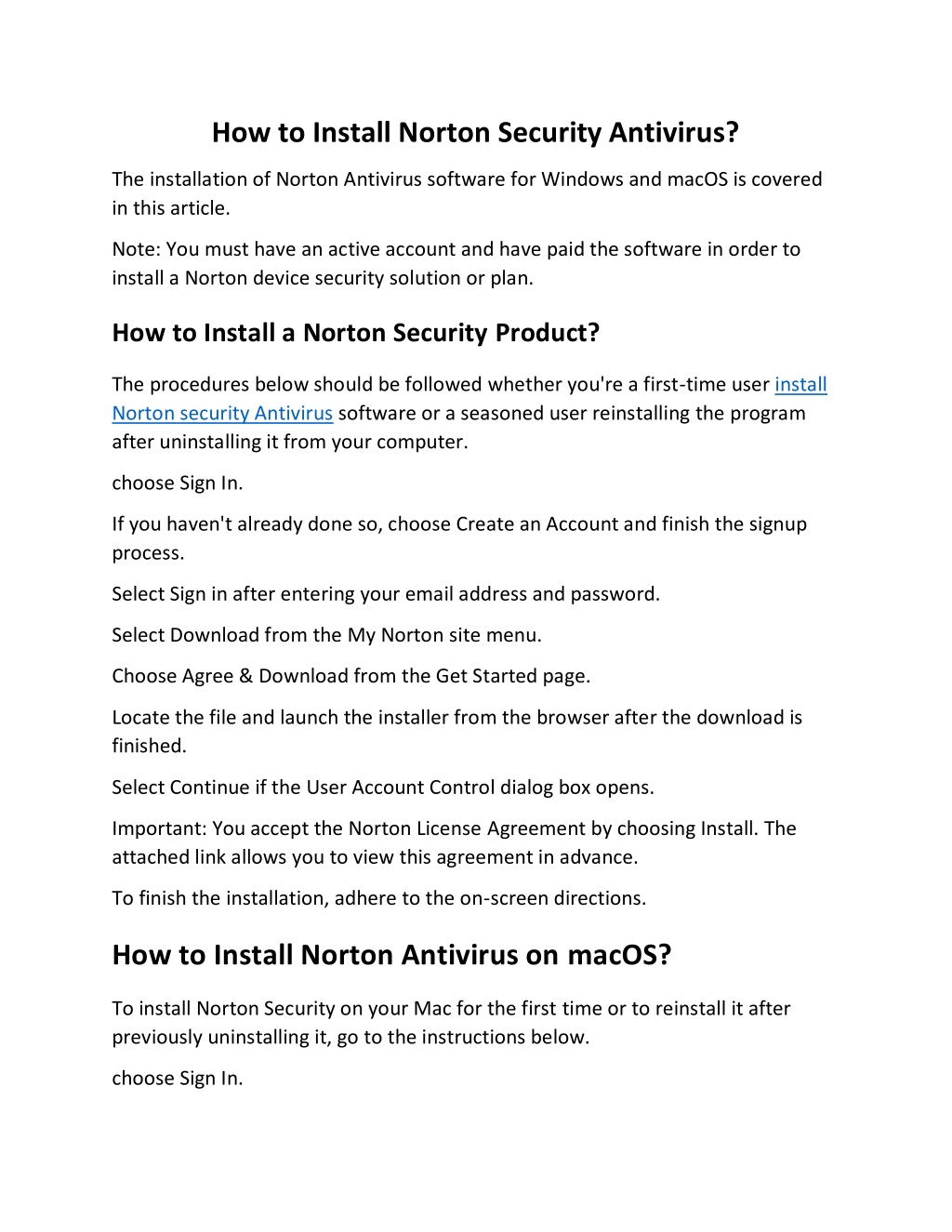 PPT How To Install Norton Security Antivirus PowerPoint Presentation