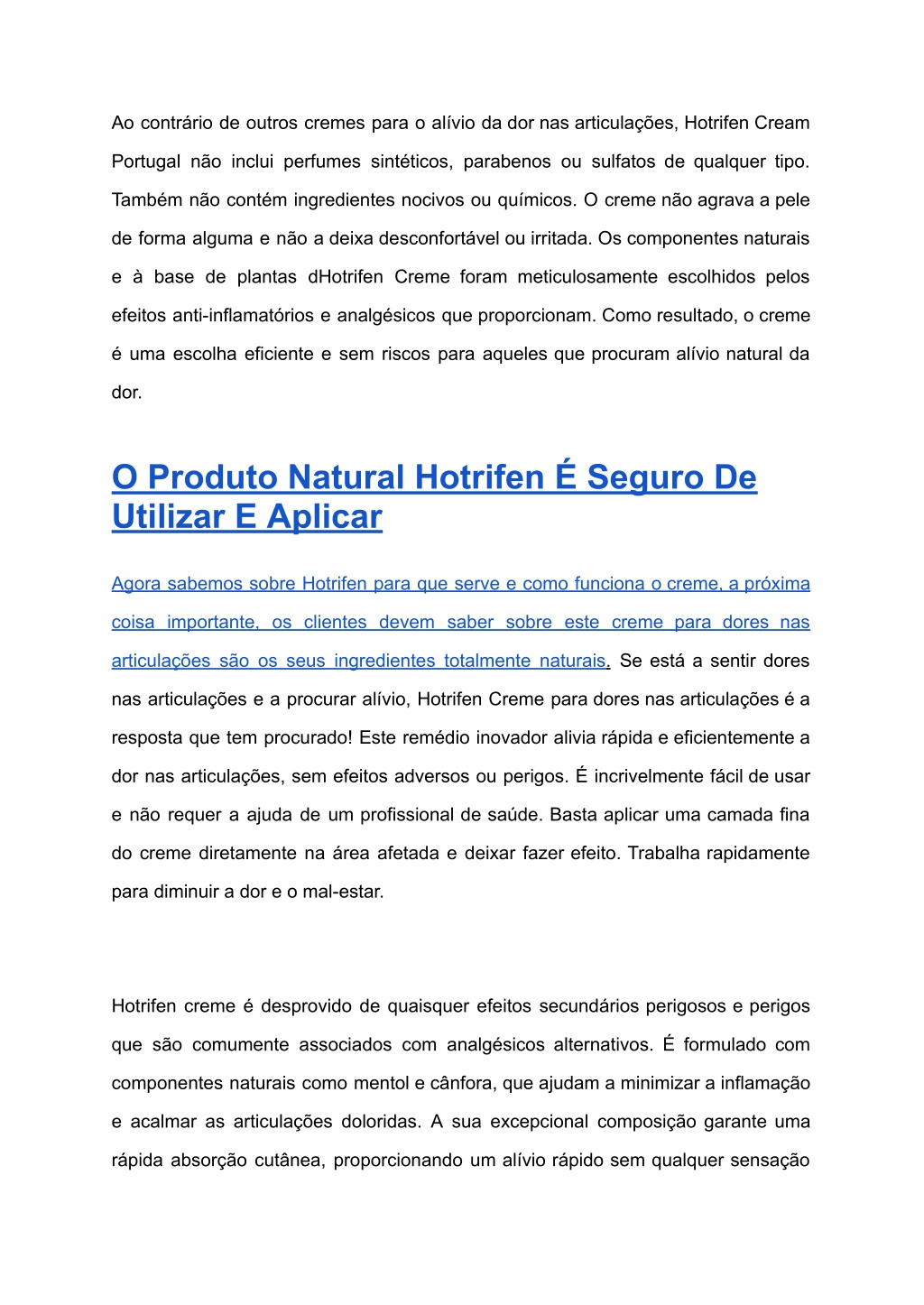 PPT Hotrifen Creme Revisão É O Melhor Creme Natural Para Alívio Da