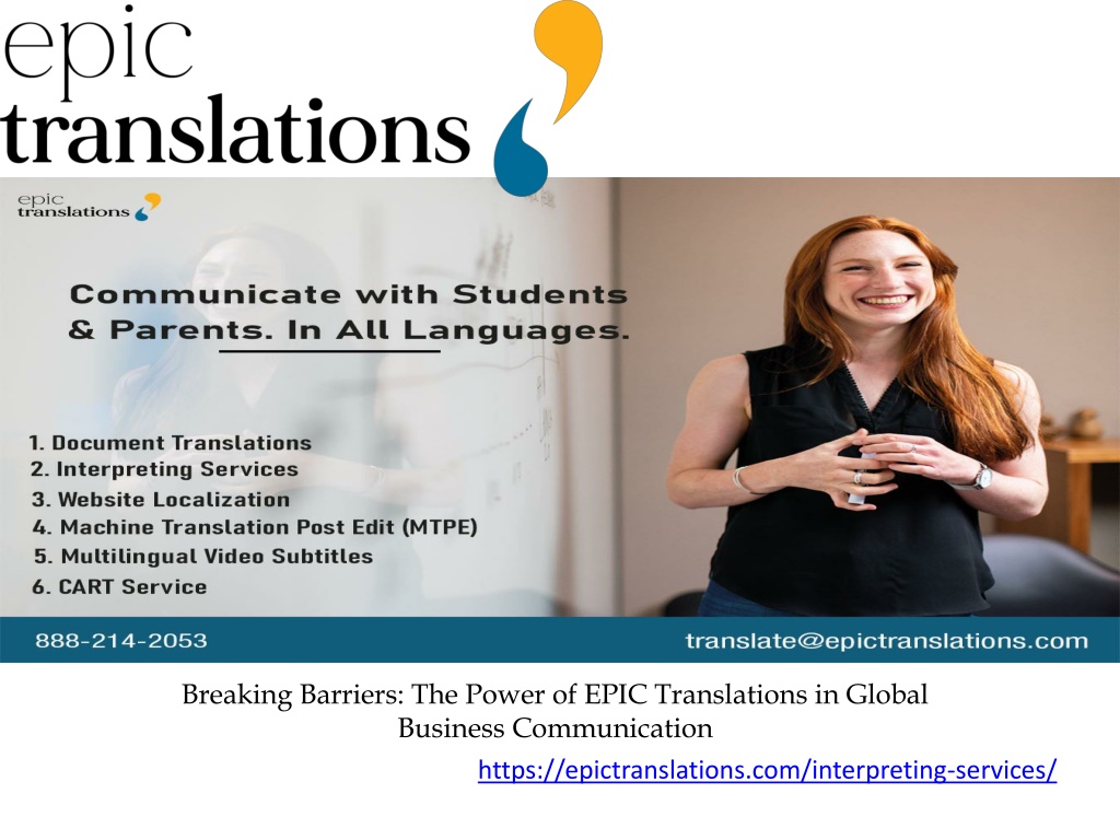 PPT Breaking Barriers The Power Of EPIC Translations In Global