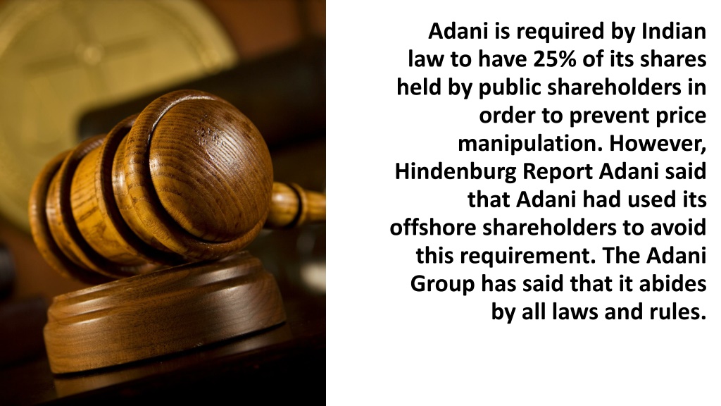 Ppt Adani Gets Supreme Court Relief On Further Probe Over Hindenburg