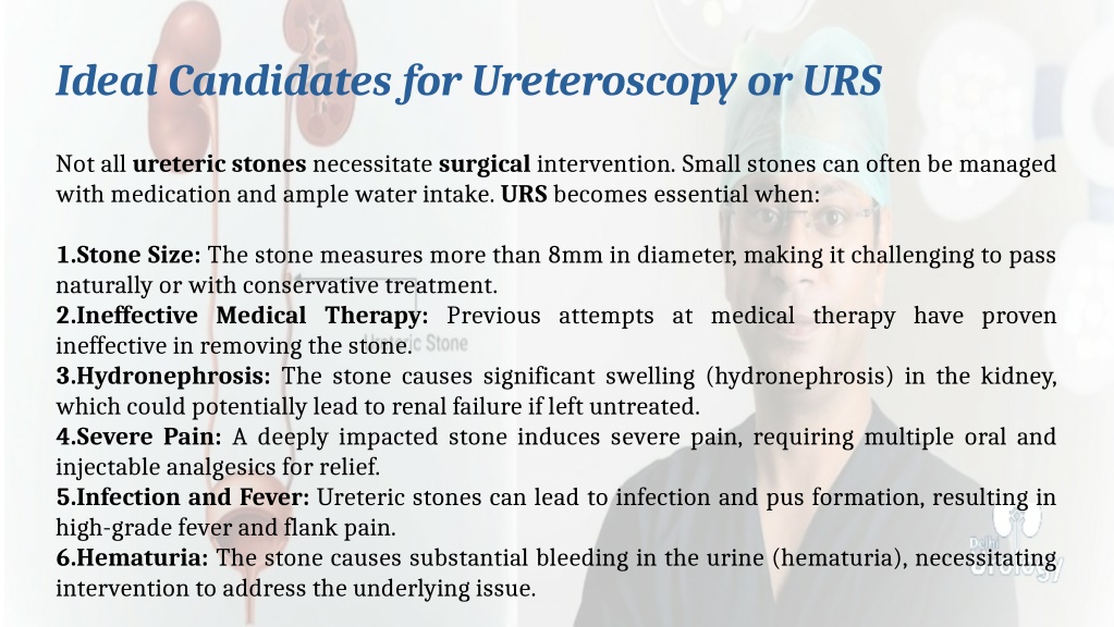 Ppt Ureteroscopy Urs A Precise Solution For Ureteric Stones