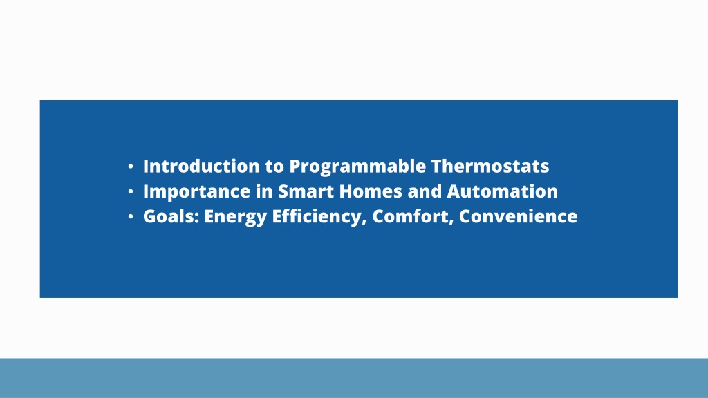 Ppt A Comprehensive Guide To Programmable Thermostats Powerpoint