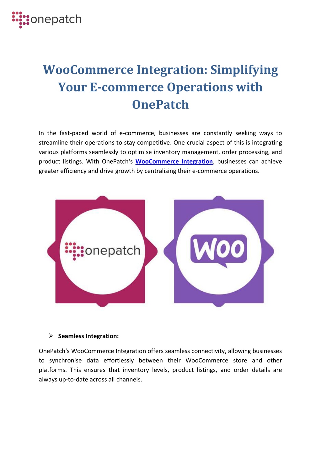 Ppt Woocommerce Integration Simplifying Your E Commerce Operations