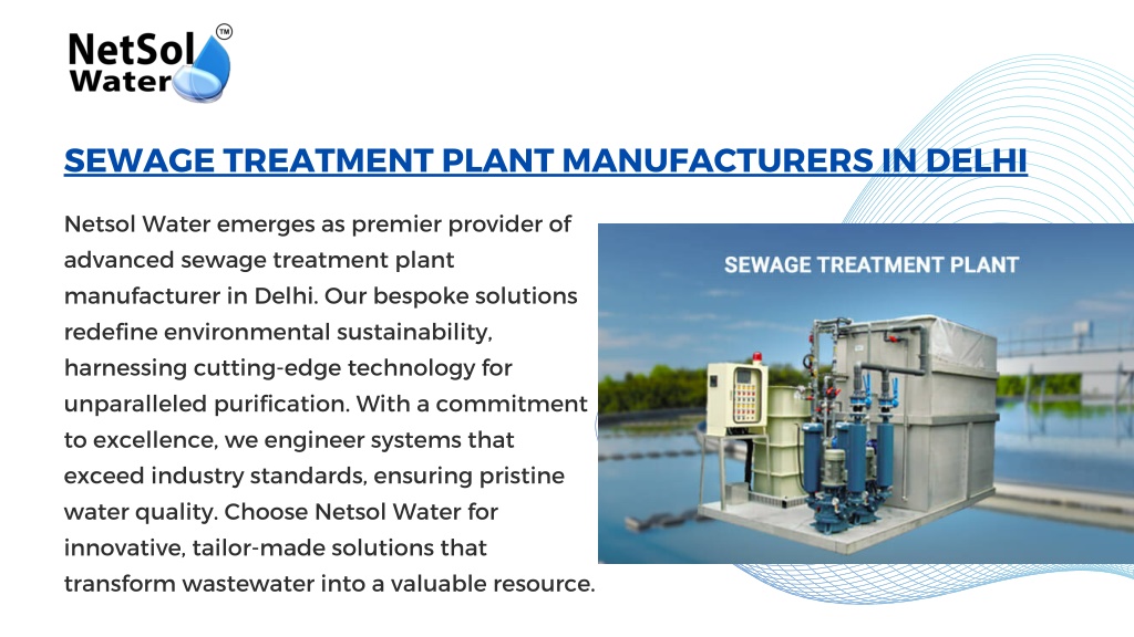 PPT Sewage Treatment Plant Manufacturers In Delhi PowerPoint