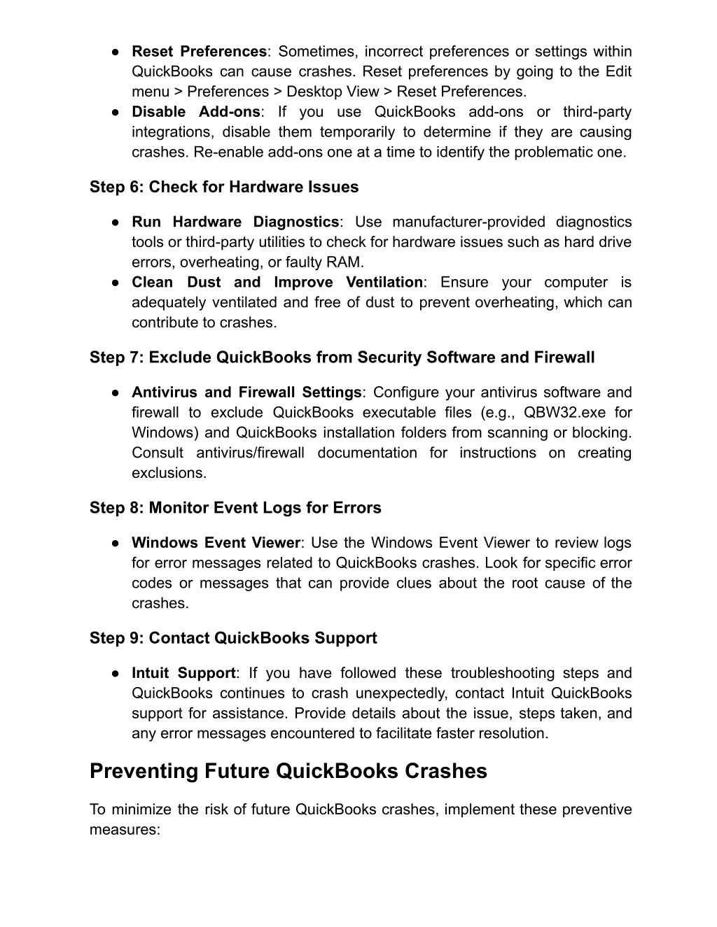 Ppt Resolving Quickbooks Crashes Troubleshooting Unexpected Closures