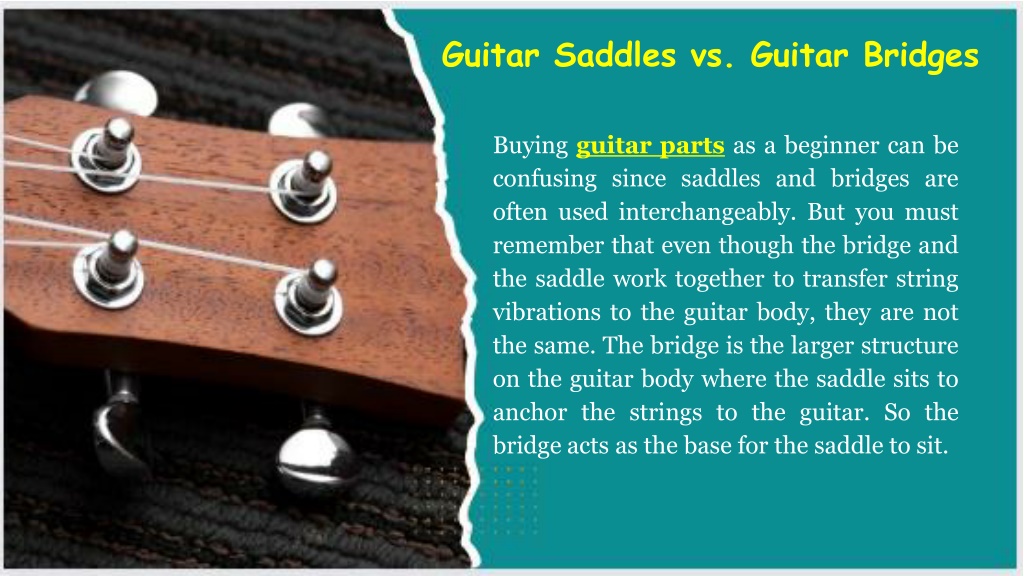 Ppt Role Of A Guitar Saddle And Installation Guide Powerpoint