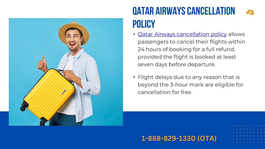 Ppt How To Cancel Qatar Airways Flight Tickets Powerpoint