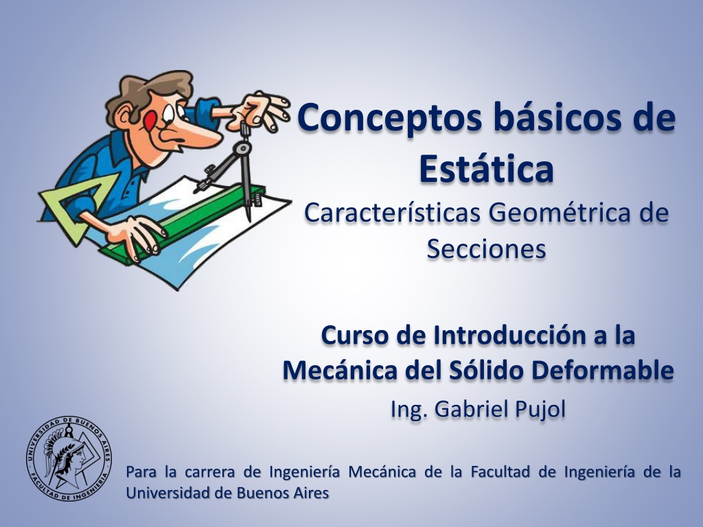 PPT TEÓRICA Conceptos Básicos de Estática Características