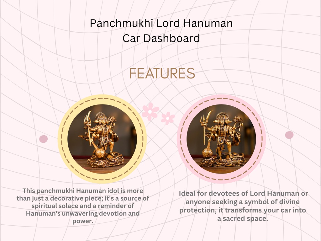 Ppt Standing Panchmukhi Lord Hanuman Car Dashboard Idol Theartarium