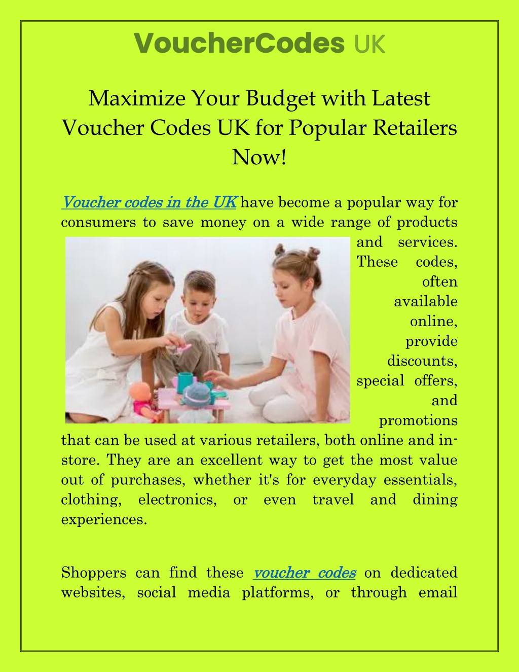 Ppt Maximize Your Budget With Latest Voucher Codes Uk For Popular