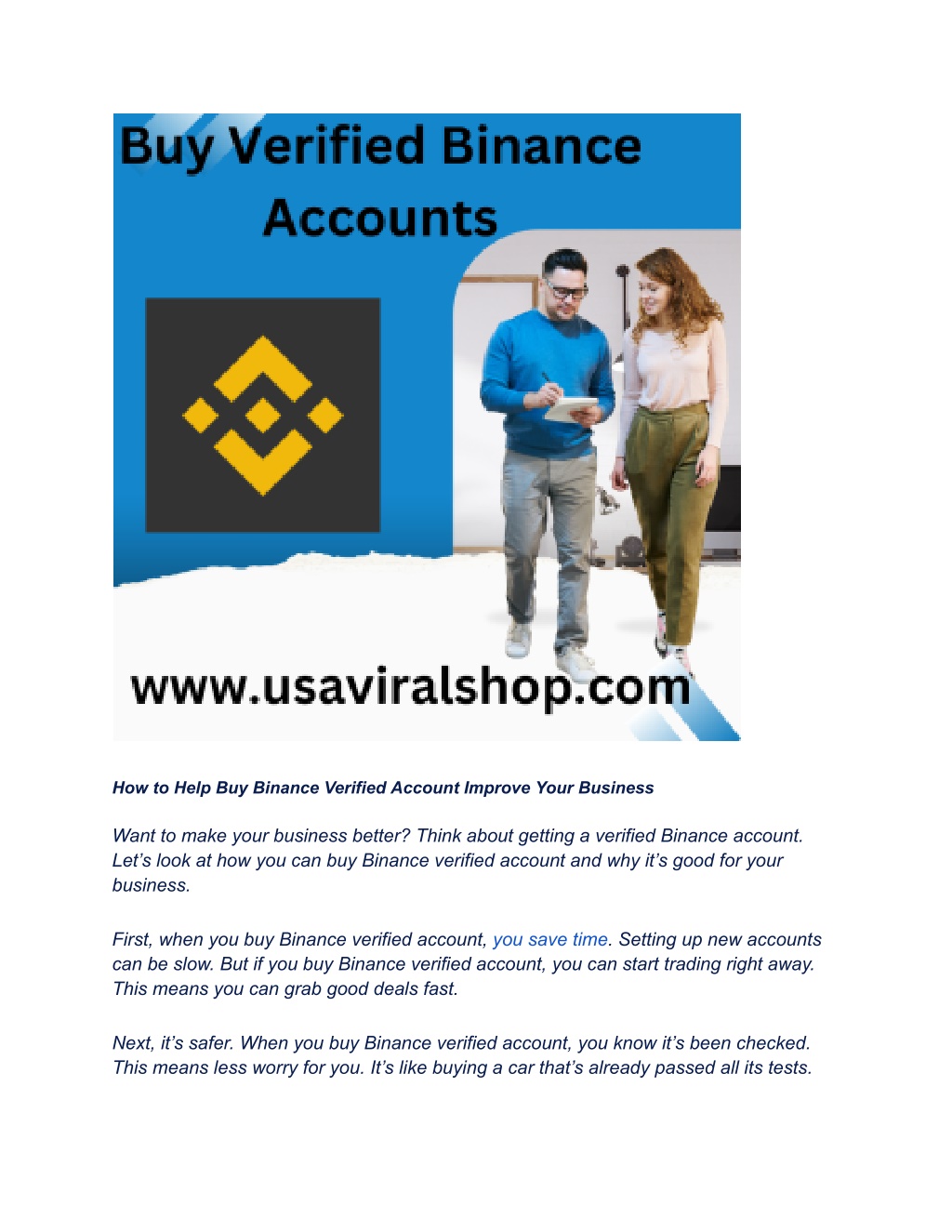 PPT Top Trustable Site To Buy Verified Binance Account 2024 25