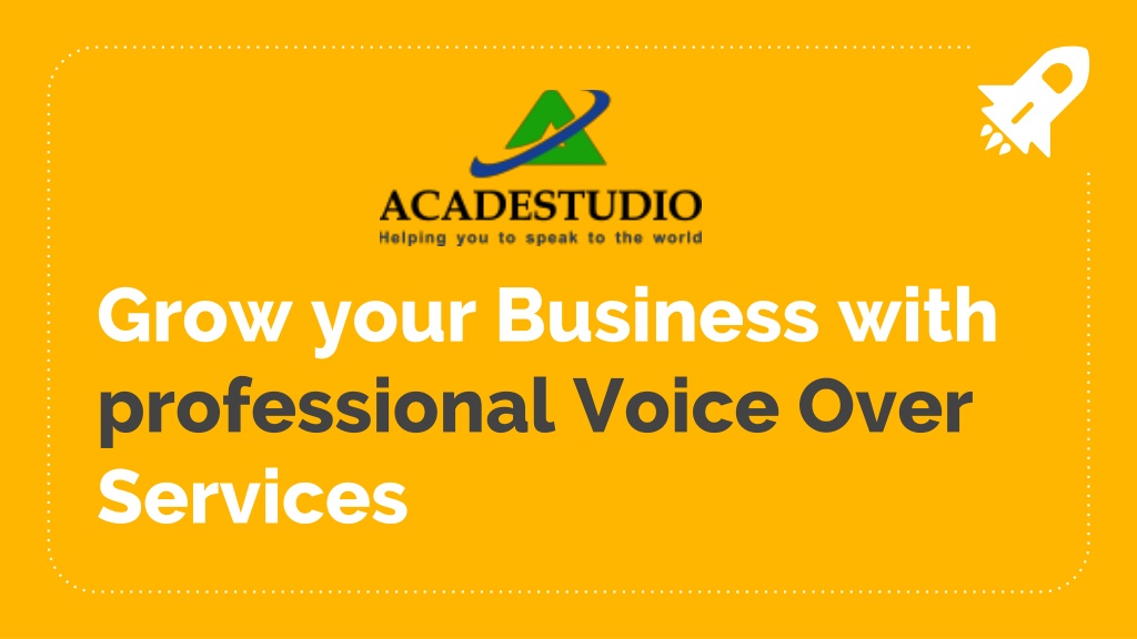 Ppt Voice Over Services Powerpoint Presentation Free Download Id