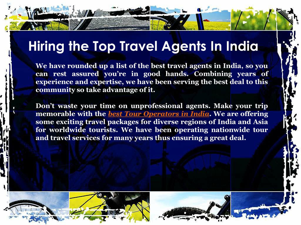 travel agents in india ppt