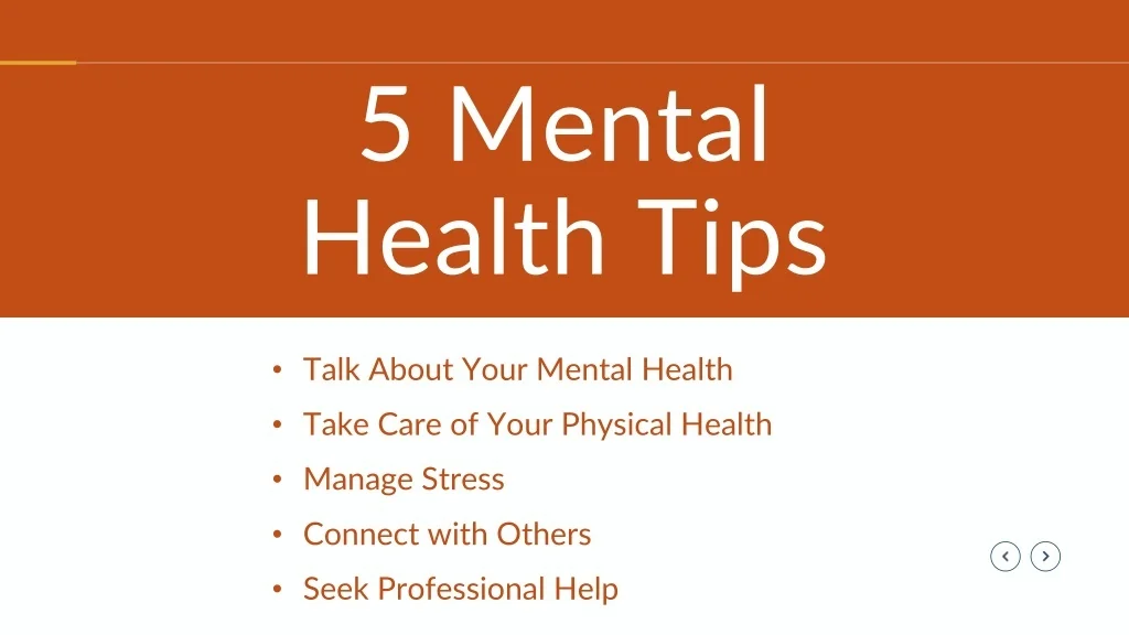 PPT - 5 Tips on Mental Health Matters PowerPoint Presentation, free ...