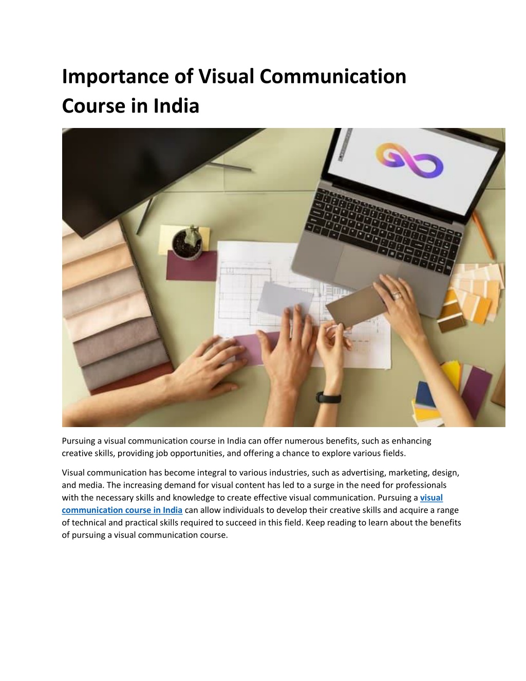phd in visual communication in india