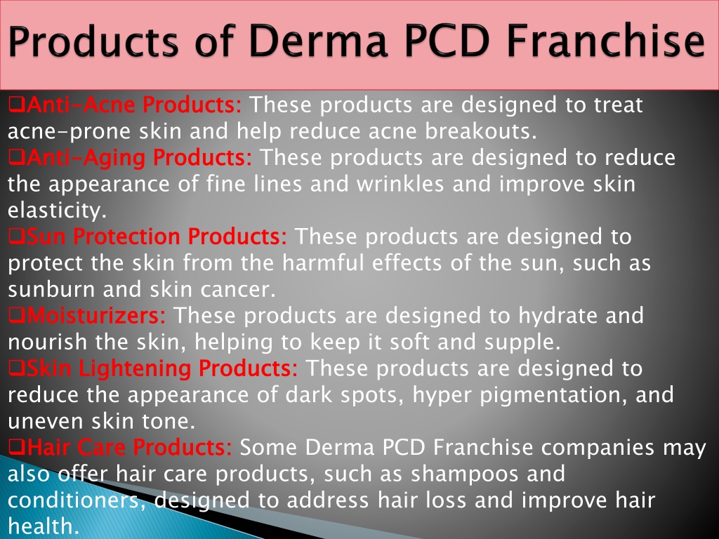 PPT - Understanding the Basics of Derma PCD Franchise PowerPoint ...