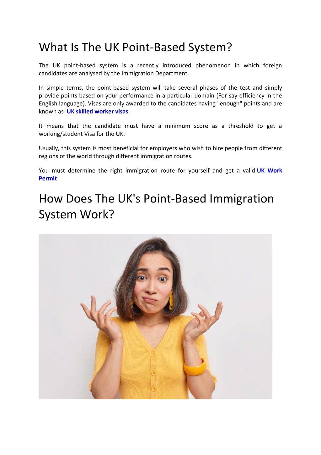 PPT - The UK's Points-Based Immigration System PowerPoint Presentation ...