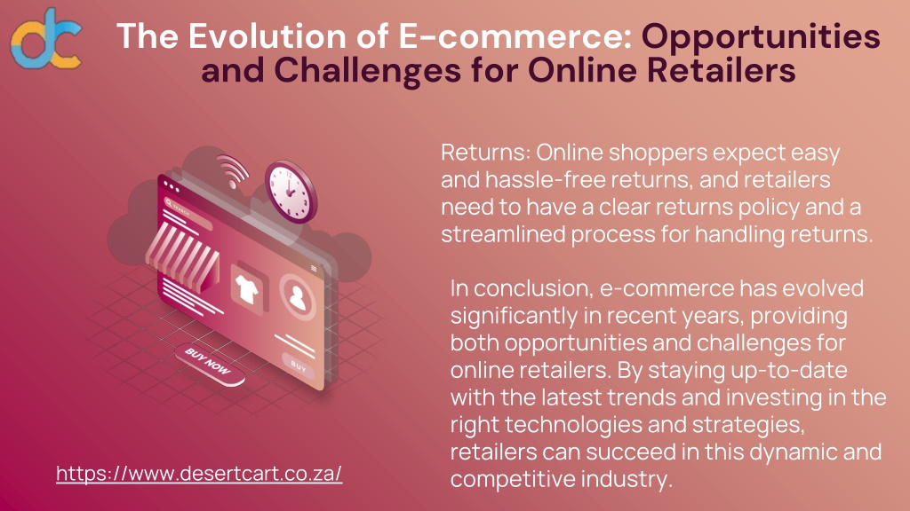 PPT - The Evolution of E-commerce Opportunities and Challenges for Online Retailers PowerPoint 