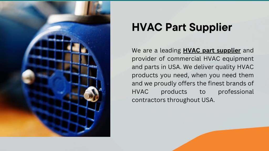 PPT HVAC Supply Store PowerPoint Presentation, free download ID