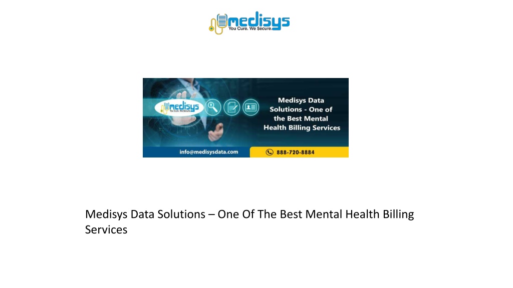 PPT Medisys Data Solutions One Of The Best Mental Health Billing