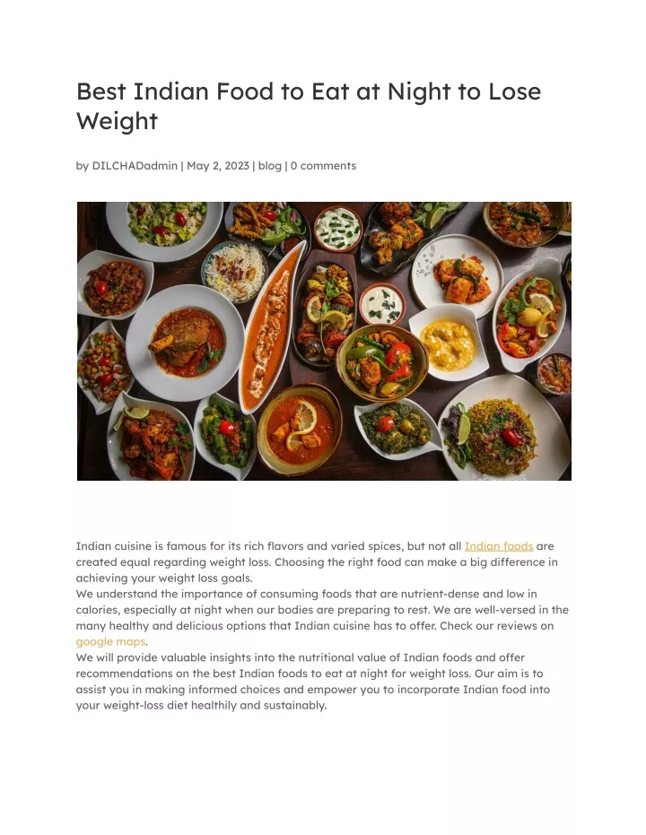 ppt-best-indian-food-to-eat-at-night-to-lose-weight-powerpoint