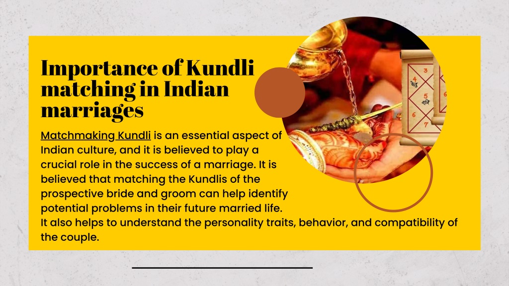 Ppt The Role Of Kundli Matchmaking In Ensuring A Successful Marriage