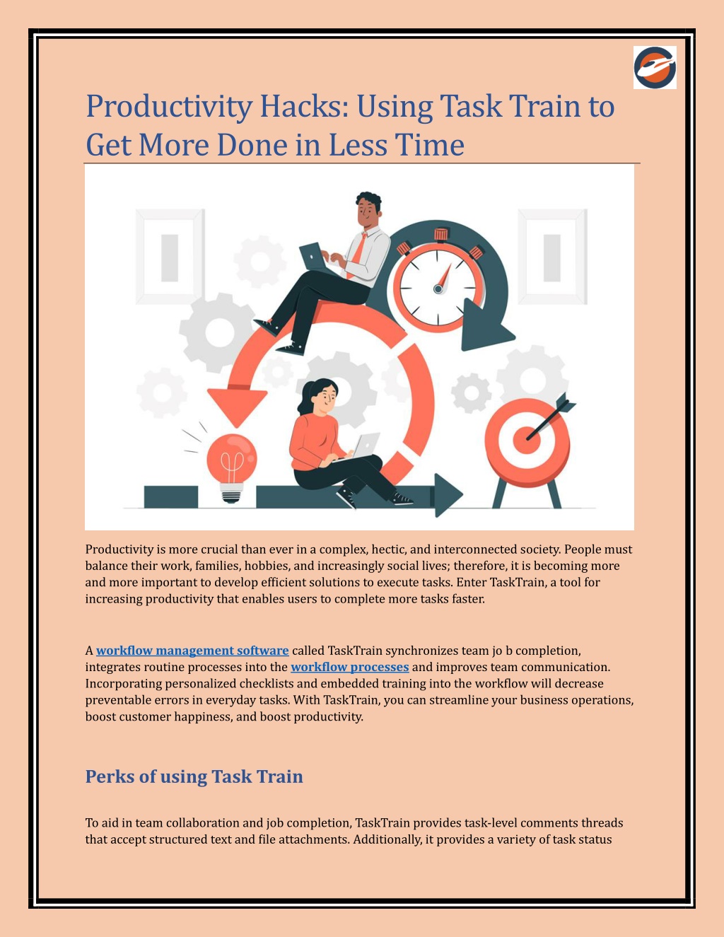 PPT - Productivity Hacks Using Task Train to Get More Done in Less Time ...