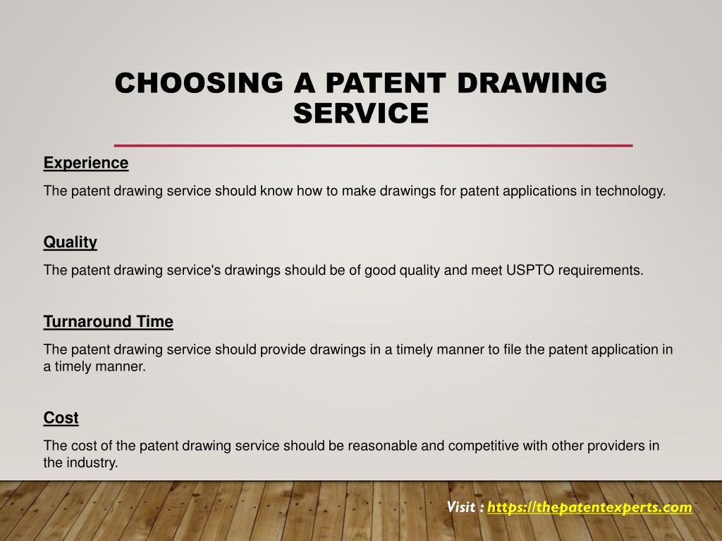 PPT Patent Drawing Services According to USPTO Drawing Requirements