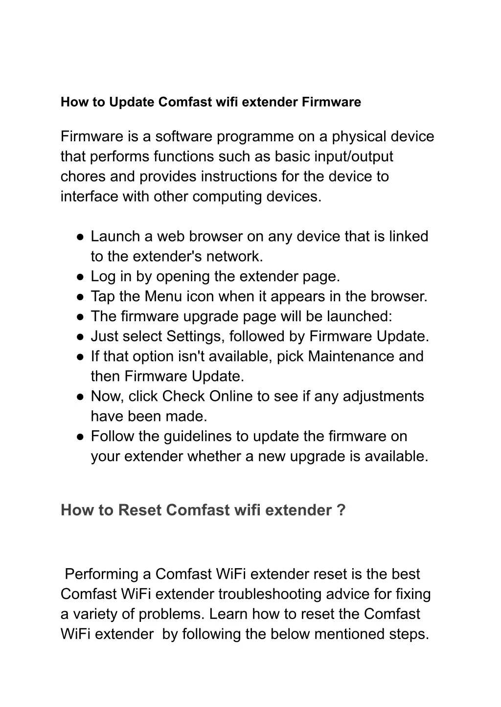 PPT Setup and Installation of Comfast WIFI Extender PowerPoint