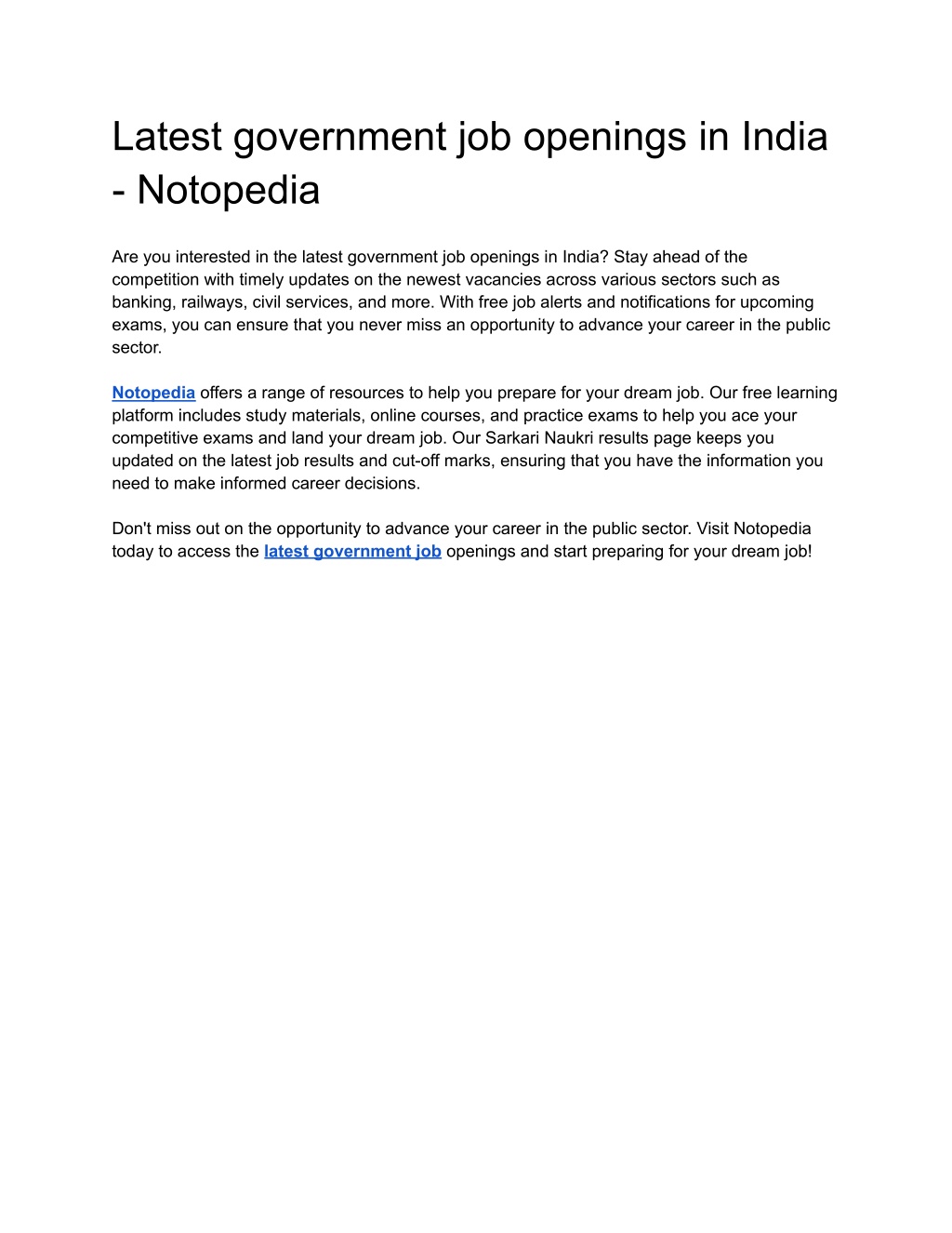 ppt-latest-government-job-openings-in-india-notopedia-powerpoint