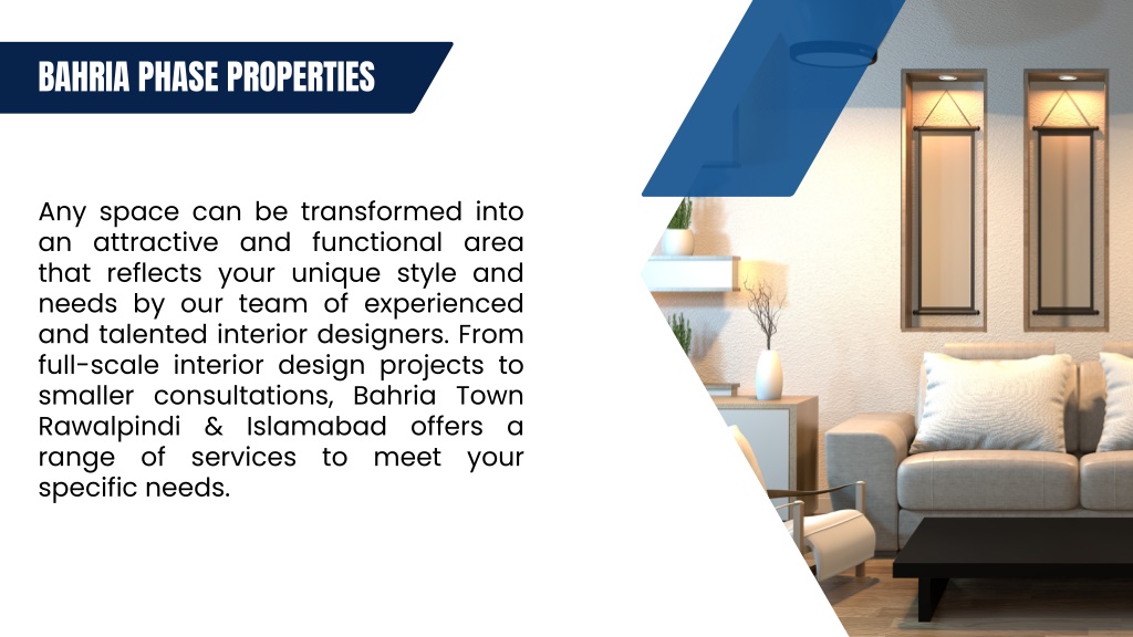 PPT - Creating Beautiful Spaces: Interior Design for Bahria Town