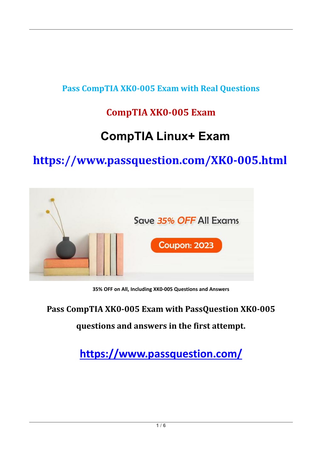 PPT - CompTIA Linux (XK0-005) Certification Training Questions ...