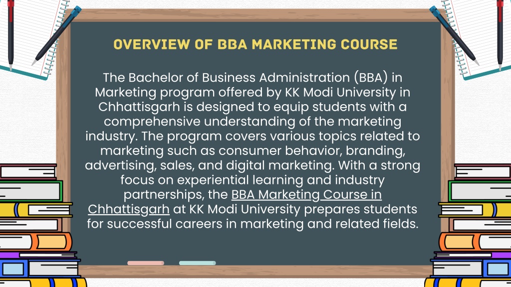 PPT - Join the Best BBA Marketing College in Chhattisgarh, India - KK ...