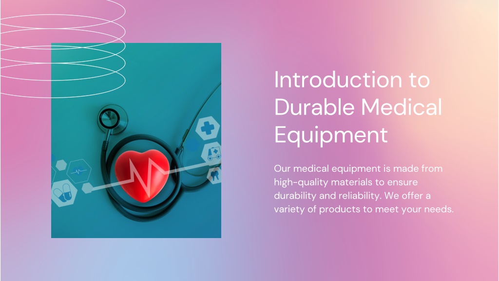 PPT The Future of Durable Medical Equipment PowerPoint Presentation