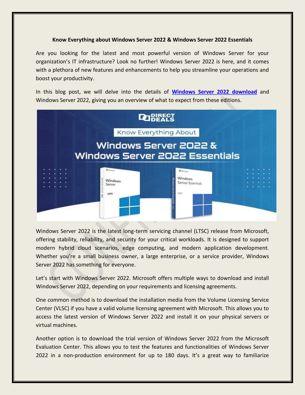 PPT - Know Everything about Windows Server 2022 & Windows Server 2022 