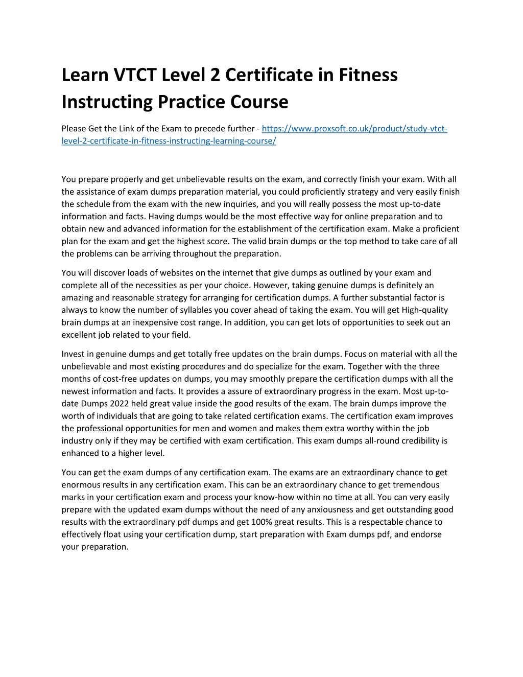 Ppt Learn Vtct Level 2 Certificate In Fitness Instructing Practice