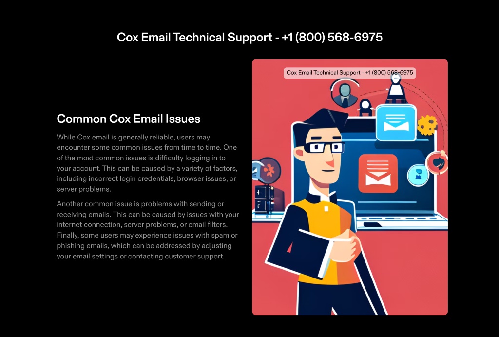 PPT 1(800) 568 6975 Cox Technical Support PowerPoint Presentation
