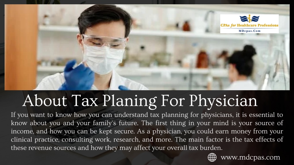 tax planning for physicians