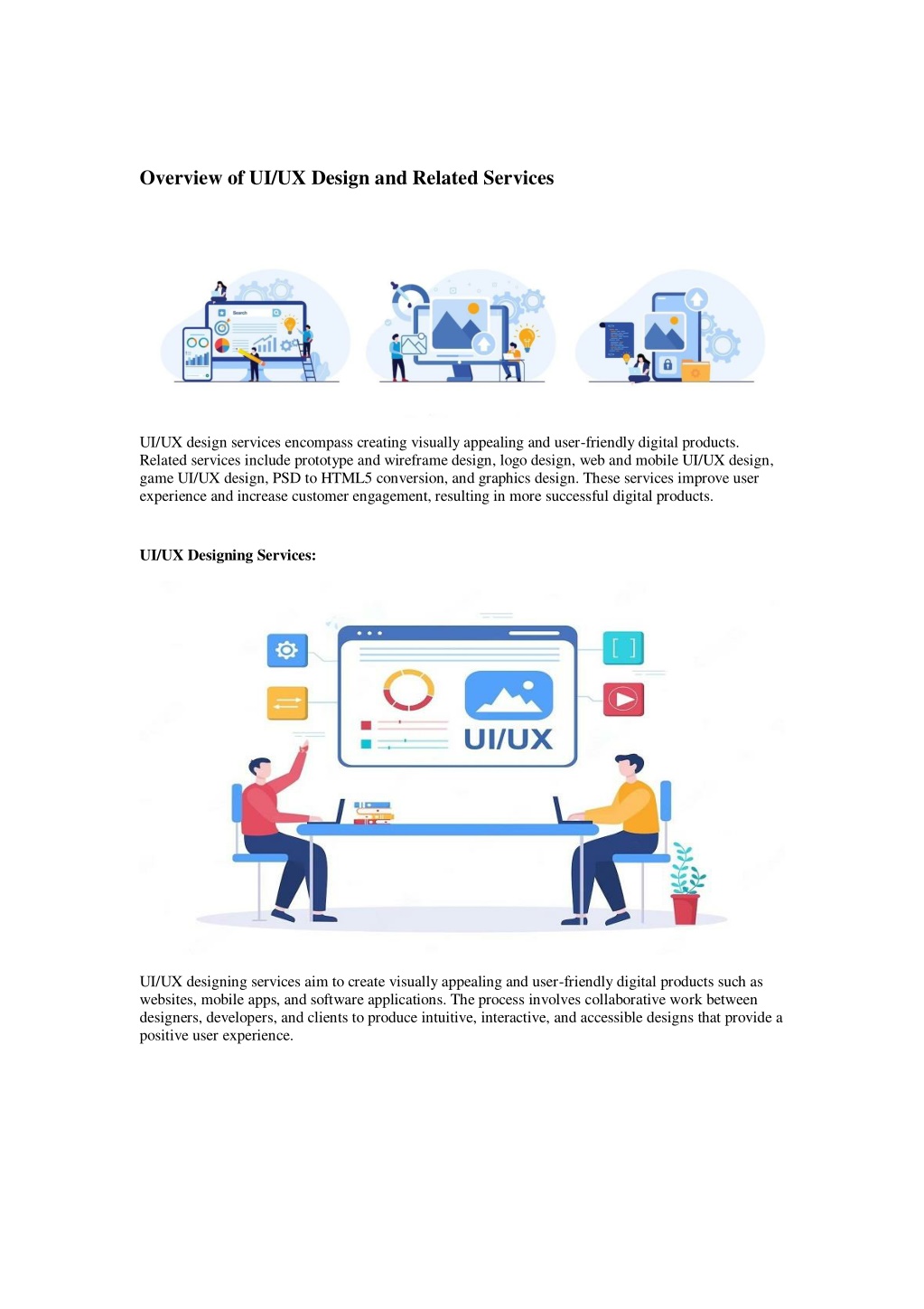 PPT - The Benefits of Engaging UIUX Design Service Providers for