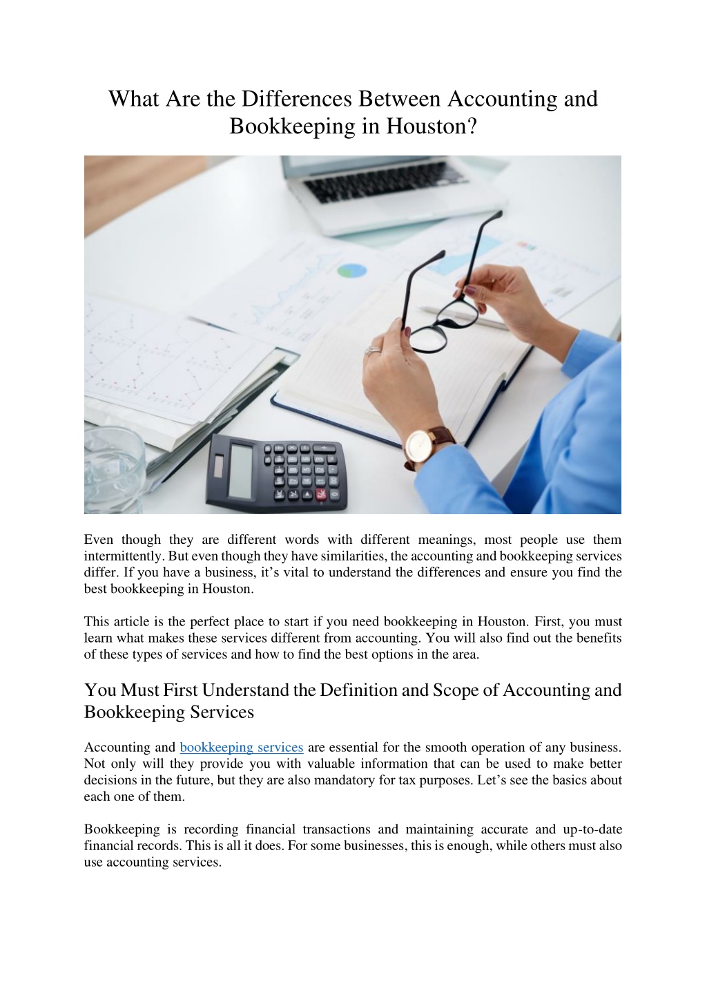 PPT - What Are The Differences Between Accounting And Bookkeeping In ...