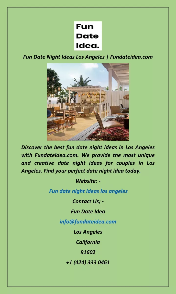 ppt-fun-date-night-ideas-los-angeles-fundateidea-powerpoint