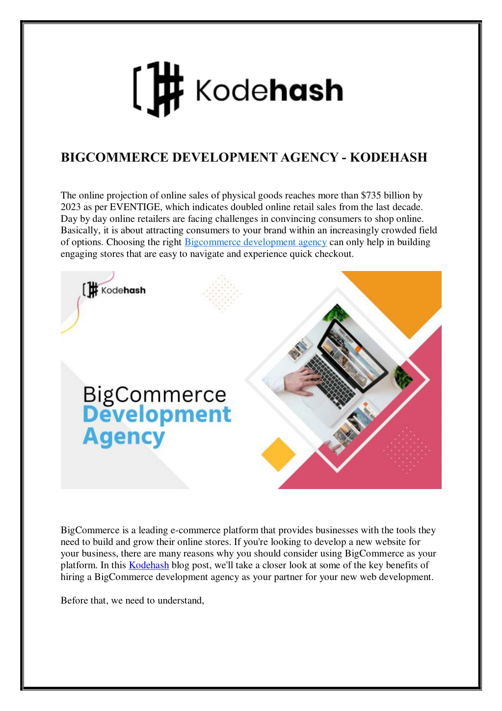 PPT - BIGCOMMERCE DEVELOPMENT AGENCY PowerPoint Presentation, Free ...