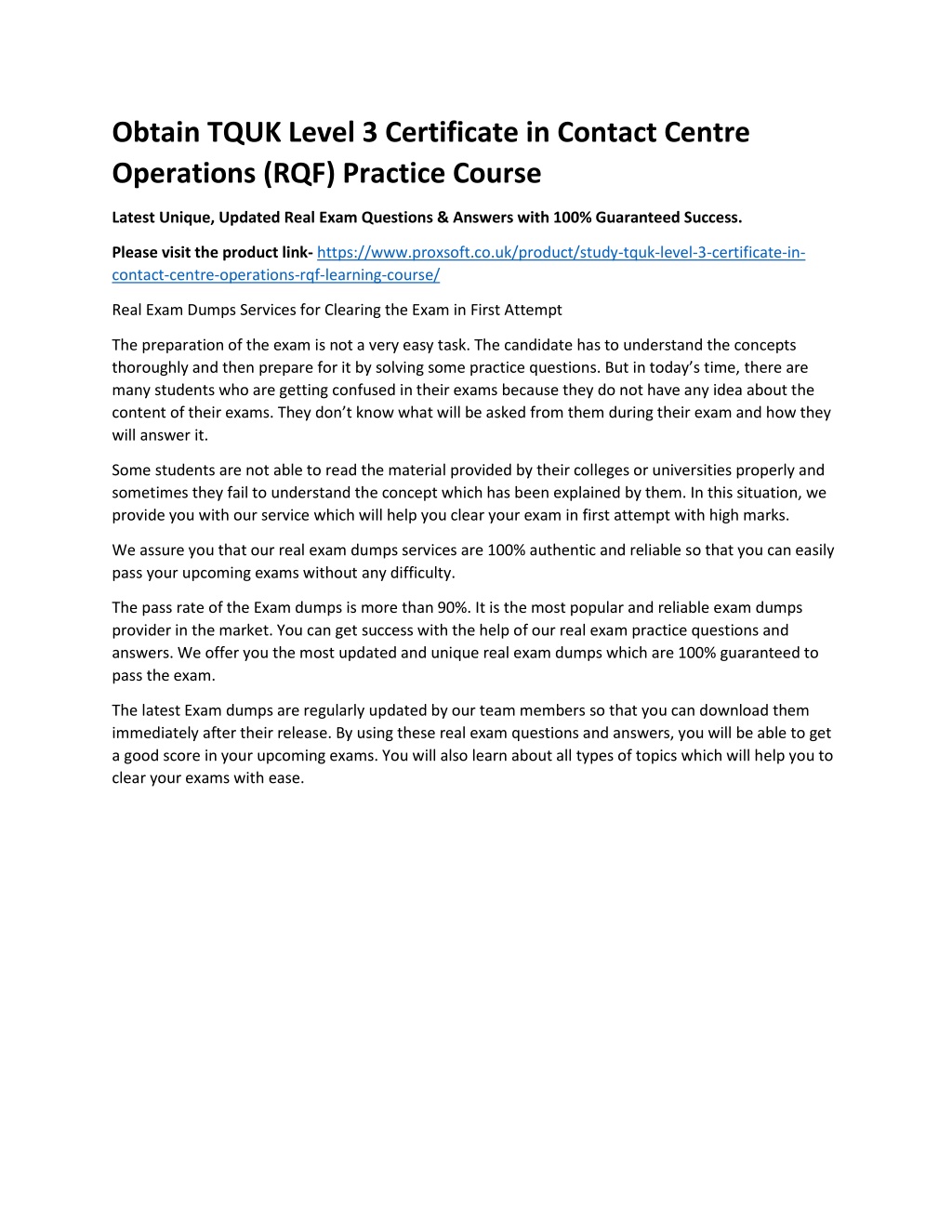 Ppt Obtain Tquk Level 3 Certificate In Contact Centre Operations Rqf Practice Cour 