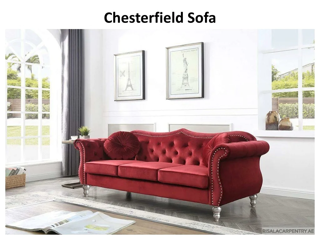 PPT Chesterfield sofa Dubai PowerPoint Presentation, free download ID12158447