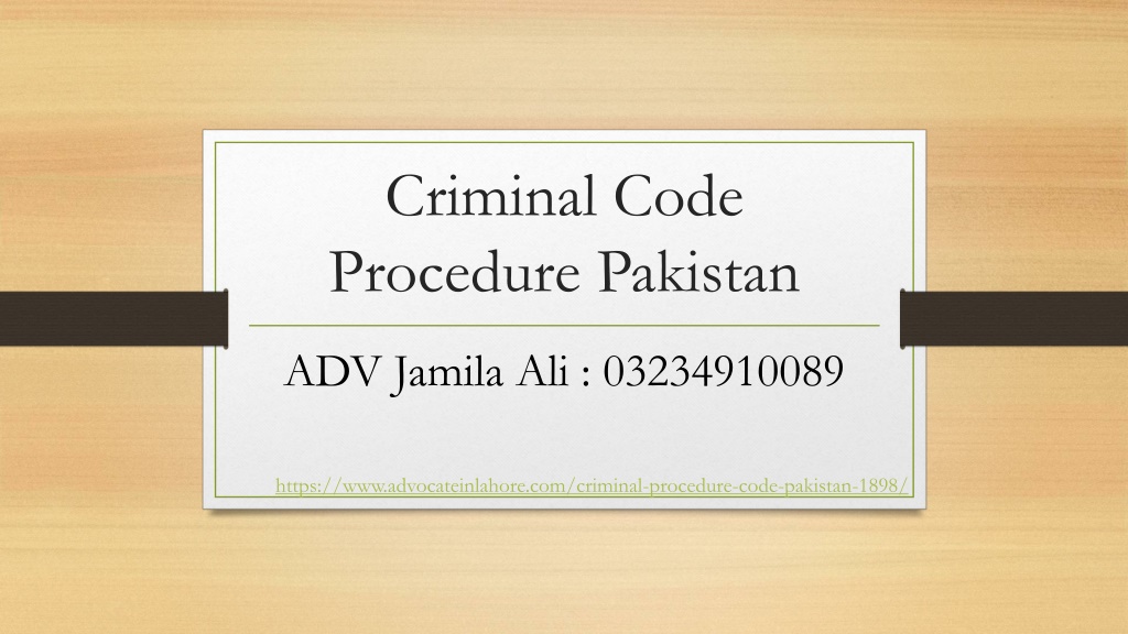 ppt-criminal-code-procedure-pakistan-details-guide-powerpoint