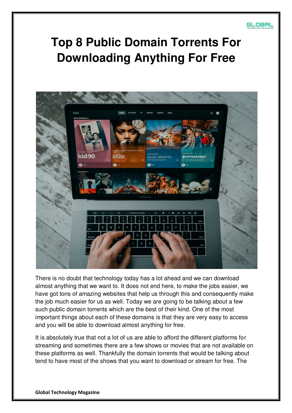 Ppt top 8 public domain torrents for downloading anything for free